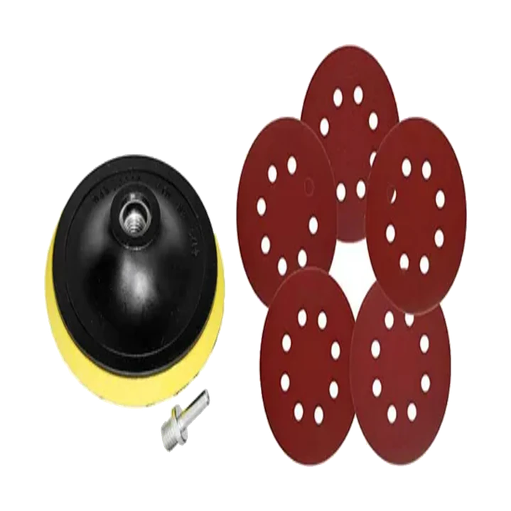 JGO ACCESORIO P PULIDOR 7 180MM C 5LIJAS MAKAWA 1