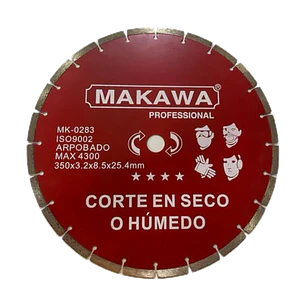 DISCO DIAMANTADO 14P ROJO
