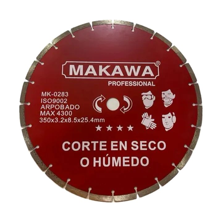 DISCO DIAMANTADO 14P ROJO 1