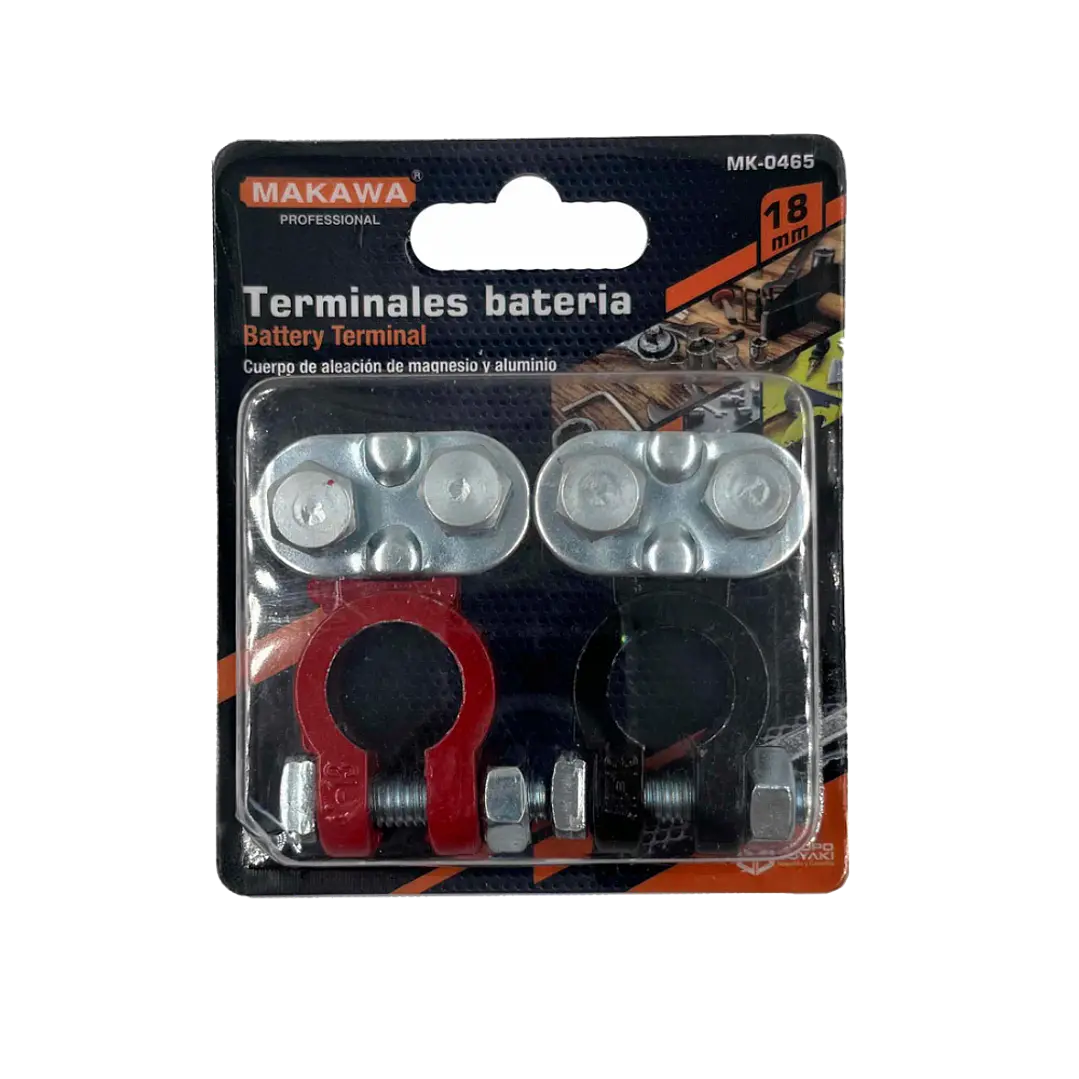 TERMINALES PARA BATERIA 2PCS MAKAWA 1