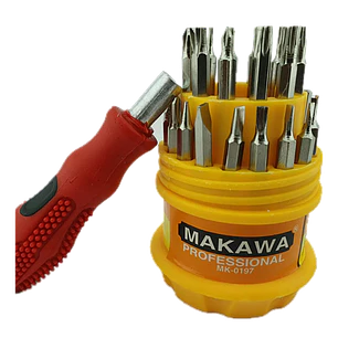 Destornillador Con 31 Puntas Set De Herramienta Reloj Makawa