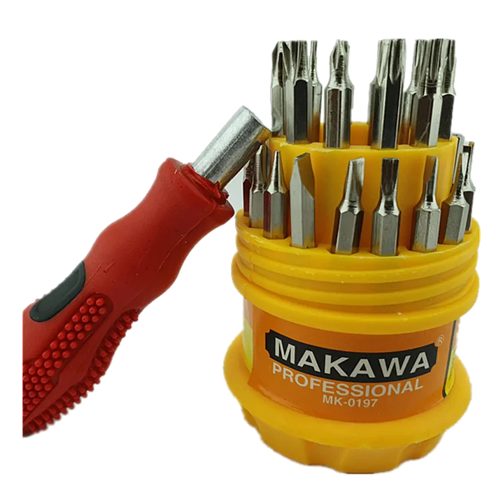 Destornillador Con 31 Puntas Set De Herramienta Reloj Makawa 1