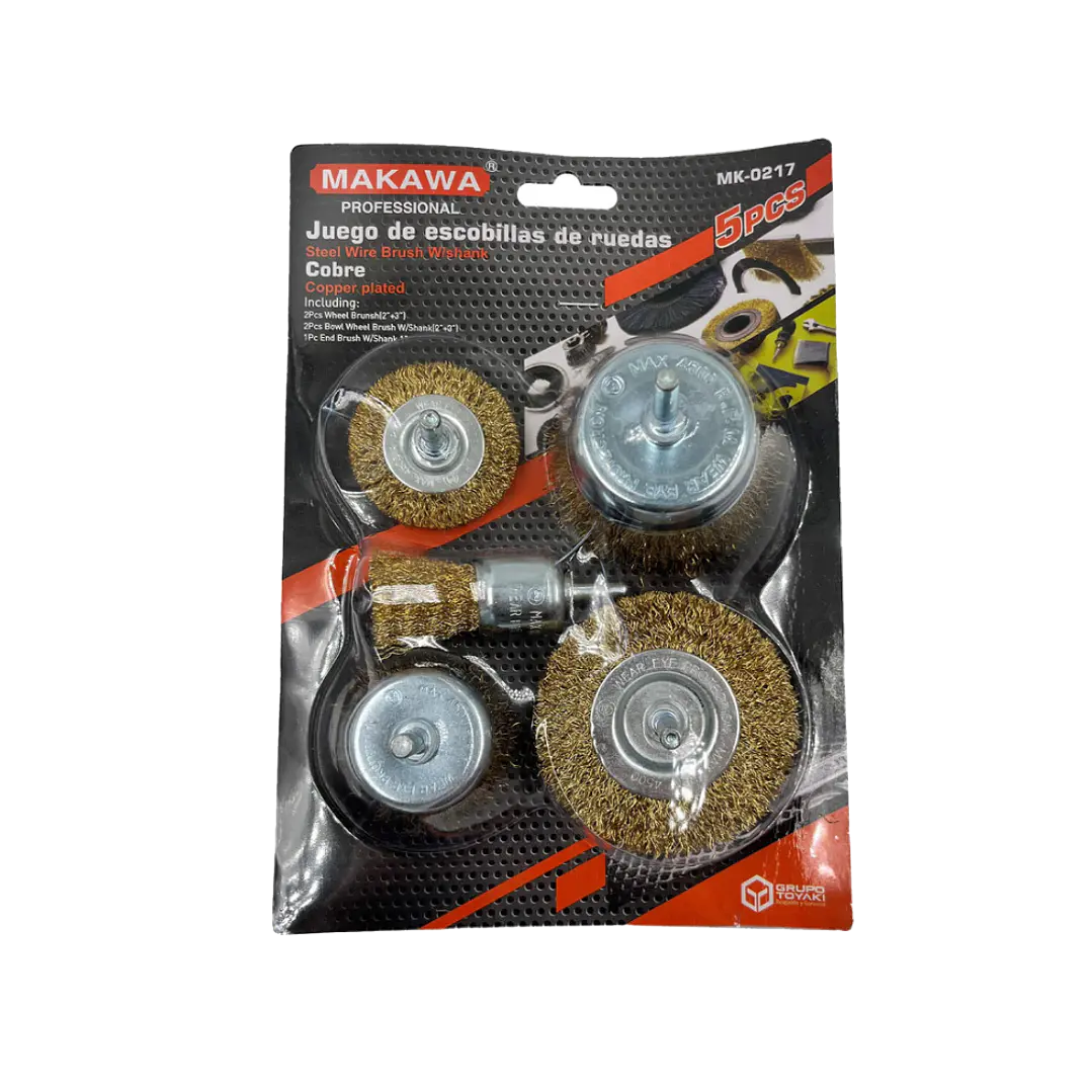 JGO ESCOBILLAS DE 5PCS MAKAWA 1
