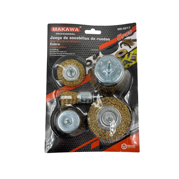 JGO ESCOBILLAS DE 5PCS MAKAWA 1