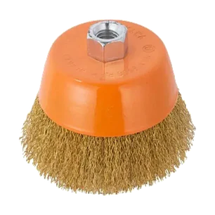 Escobilla De Copa Rizada 100mm Esmeril Makawa Mk-0312