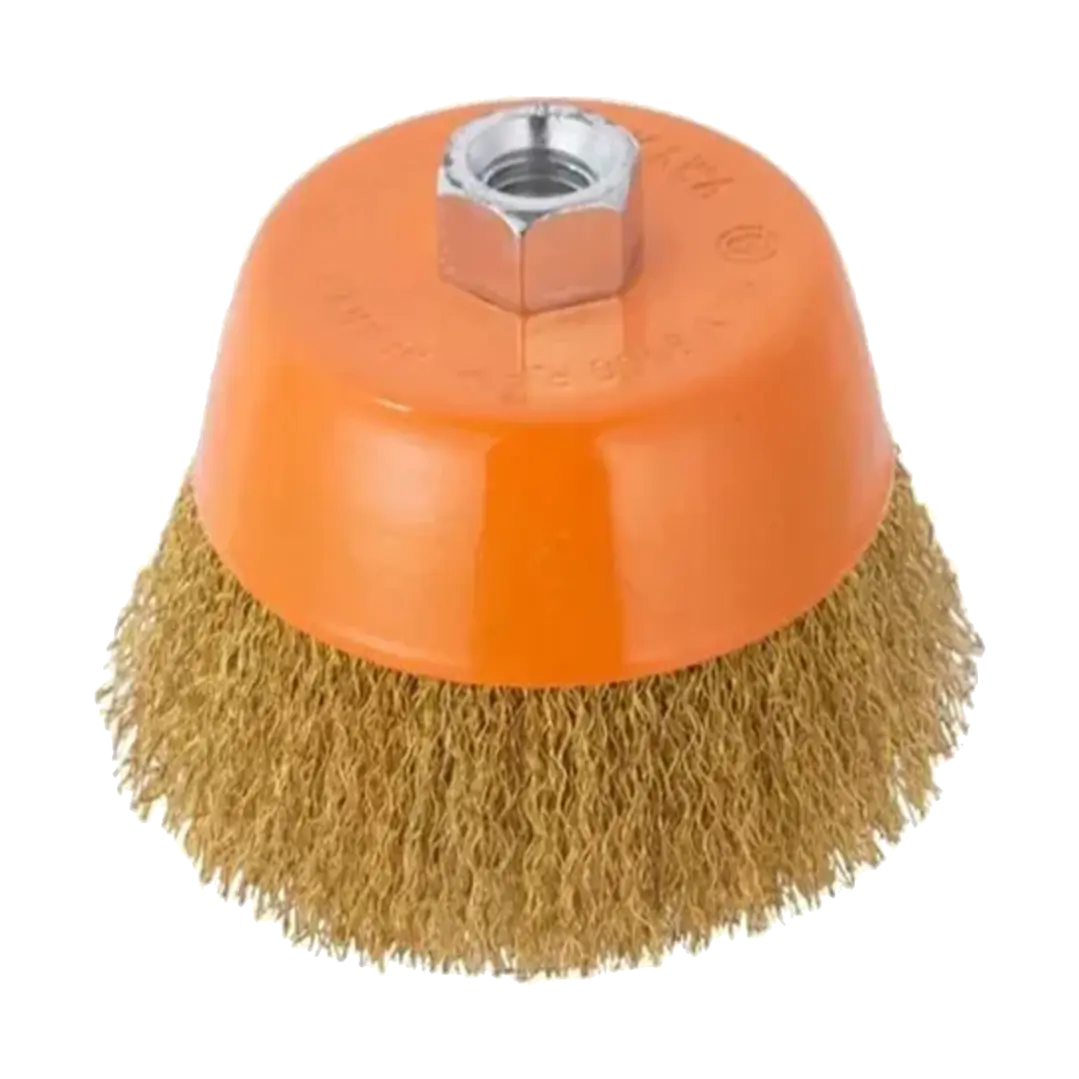 Escobilla De Copa Rizada 100mm Esmeril Makawa Mk-0312 1