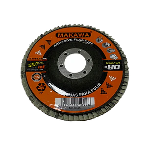 DISCO TRASLAPADO 115MM P80 MAKAWA