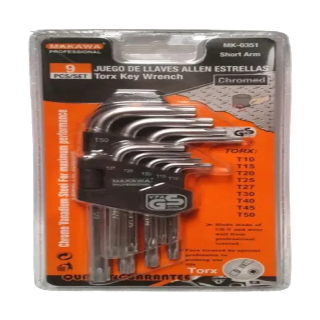JGO LLAVE ESTRELLA POR 9PCS S T10-T50 1