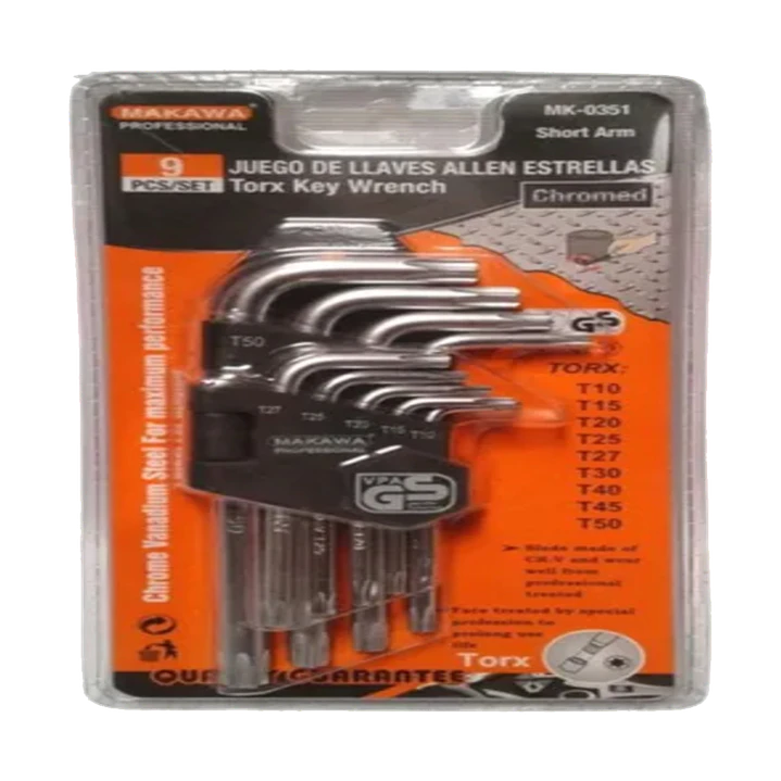 JGO LLAVE ESTRELLA POR 9PCS S T10-T50 1