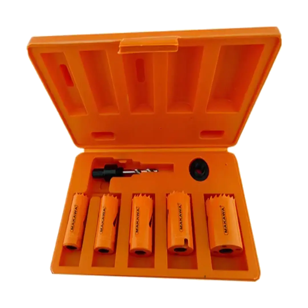 Kit Set Juego Sierra Copa Bi-metal 7 Piezas Makawa 1
