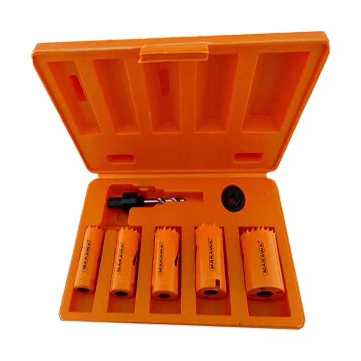 Kit Set Juego Sierra Copa Bi-metal 7 Piezas Makawa 1