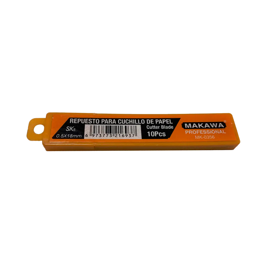 REPUESTO CARTONERO 18MM 10PCS MAKAWA 1