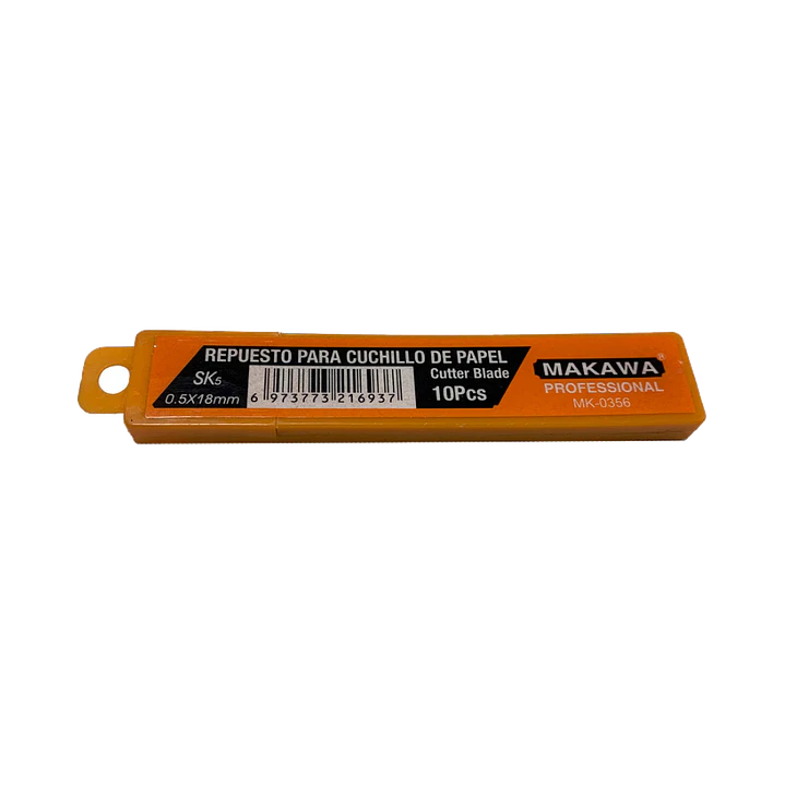 REPUESTO CARTONERO 18MM 10PCS MAKAWA 1