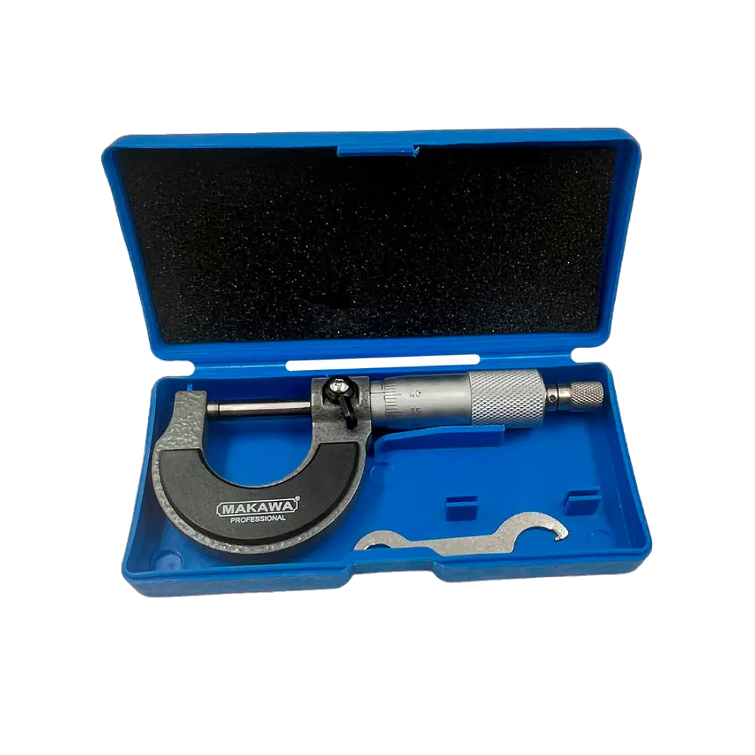 MICROMETRO 0-25MM CAJA PLASTICO MAKAWA 1