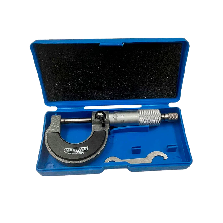 MICROMETRO 0-25MM CAJA PLASTICO MAKAWA 1