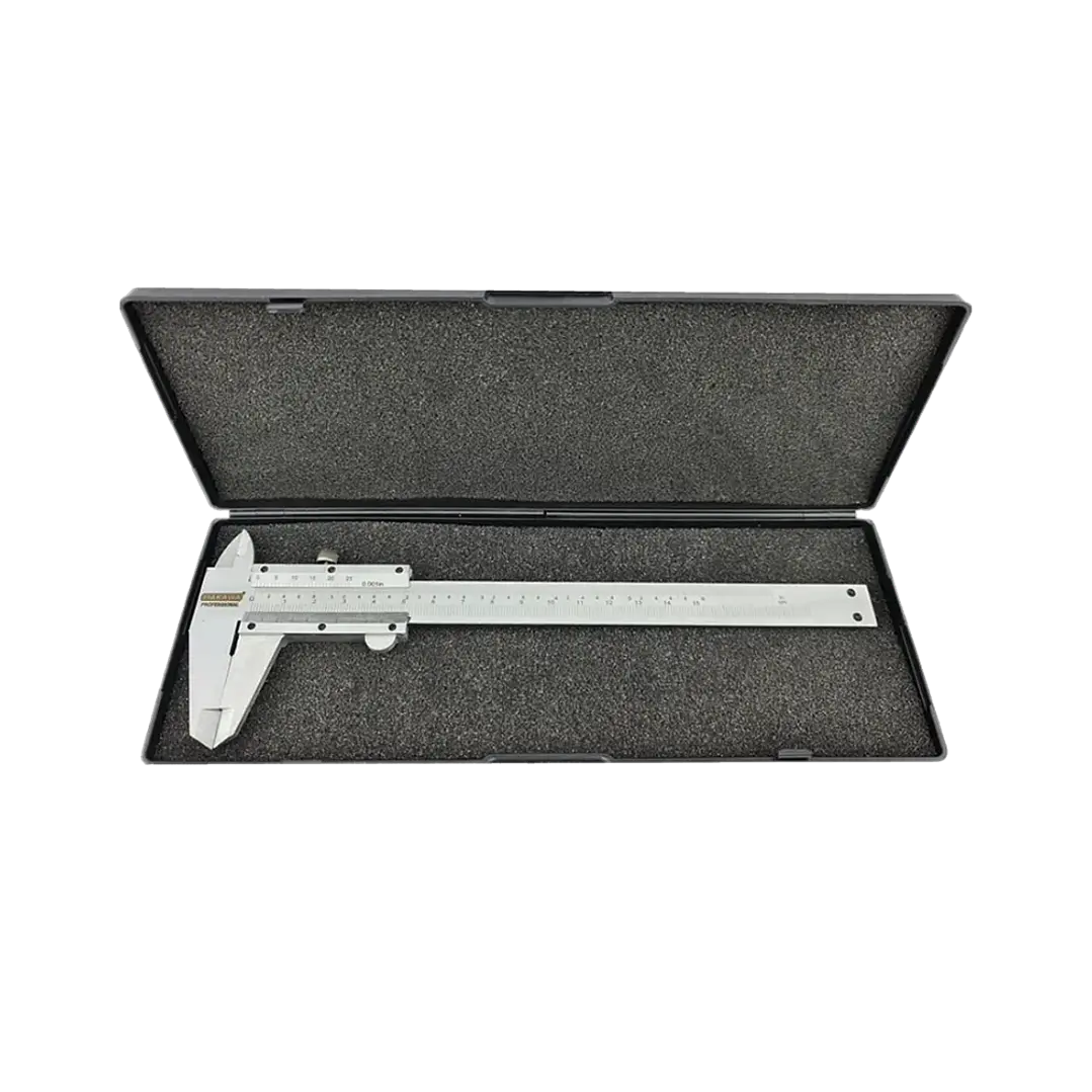 Pie De Metro Análogo Con Estuche 150mm 6 Pulgadas Makawa 1
