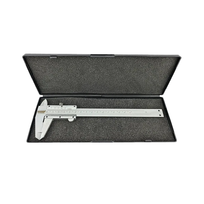 Pie De Metro Análogo Con Estuche 150mm 6 Pulgadas Makawa 1