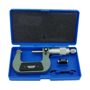 Micrometro Exterior 25 - 50 Mm 0.01 Mm Makawa