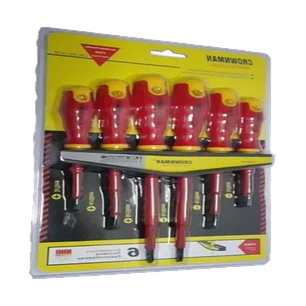 Set Kit Juego De Destornilladores Electricos 6 Piezas Makawa