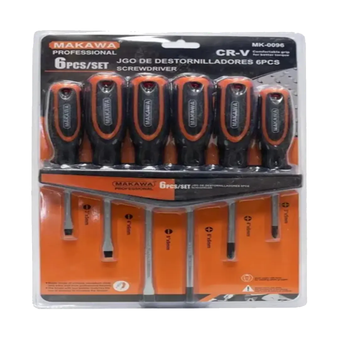 JGO DESTORNILLADOR 6PCS MAKAWA 1