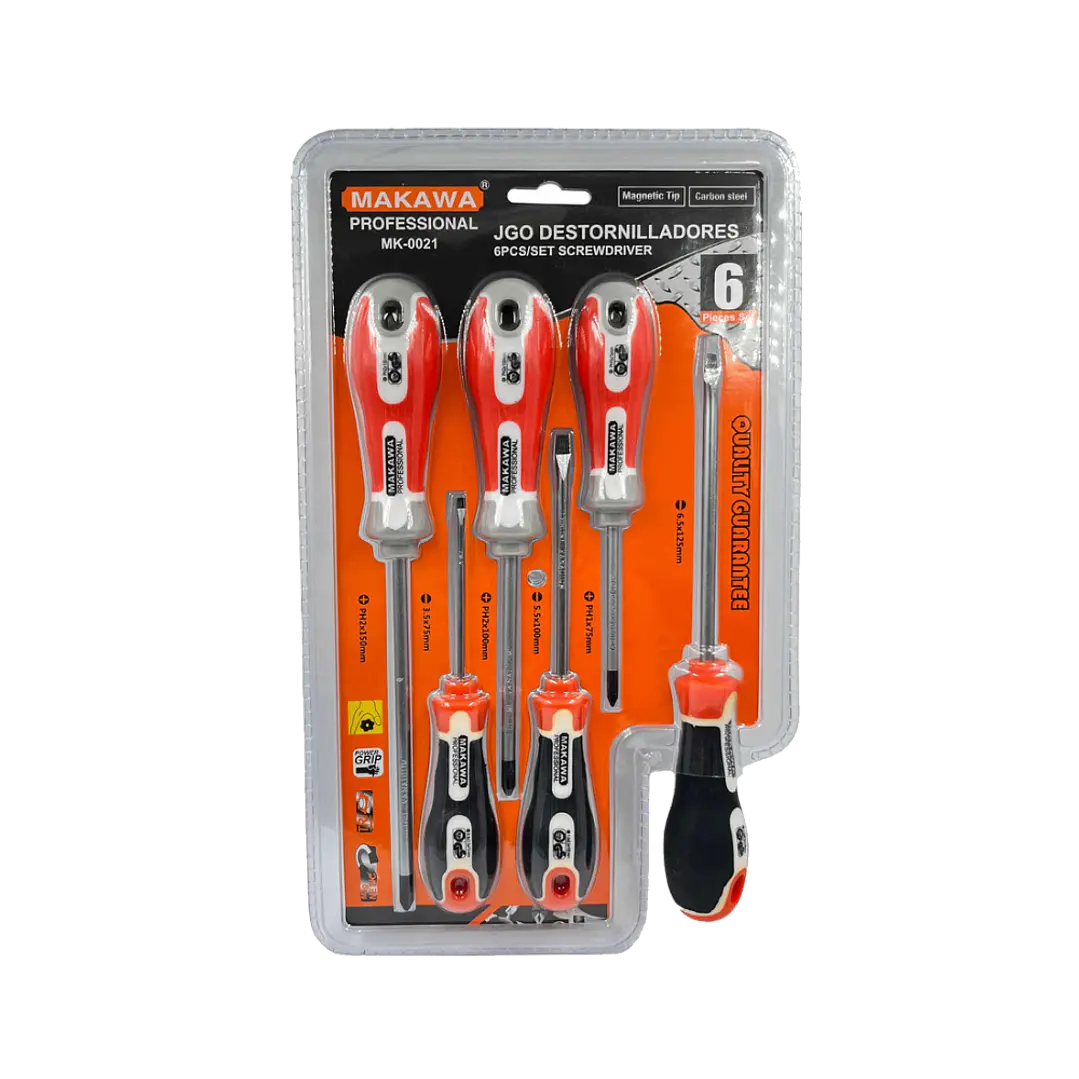 JGO DESTORNILLADOR X 6PCS MAKAWA 1