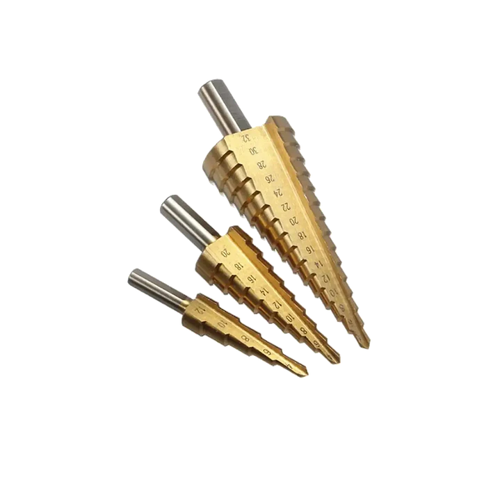 JGO DE BROCAS ESCALONADA P METAL X3PCS 1