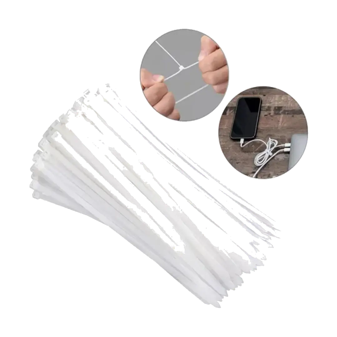 AMARRA PLASTICA 2.5X100MM BLANCO 1