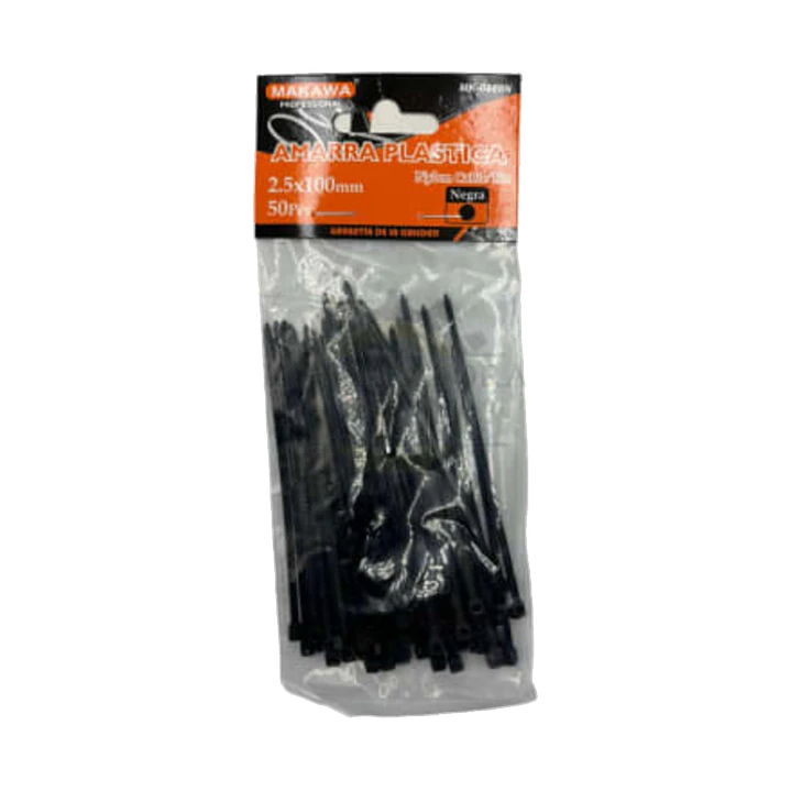 AMARRA PLASTICA 2.5X100MM NEGRO 1