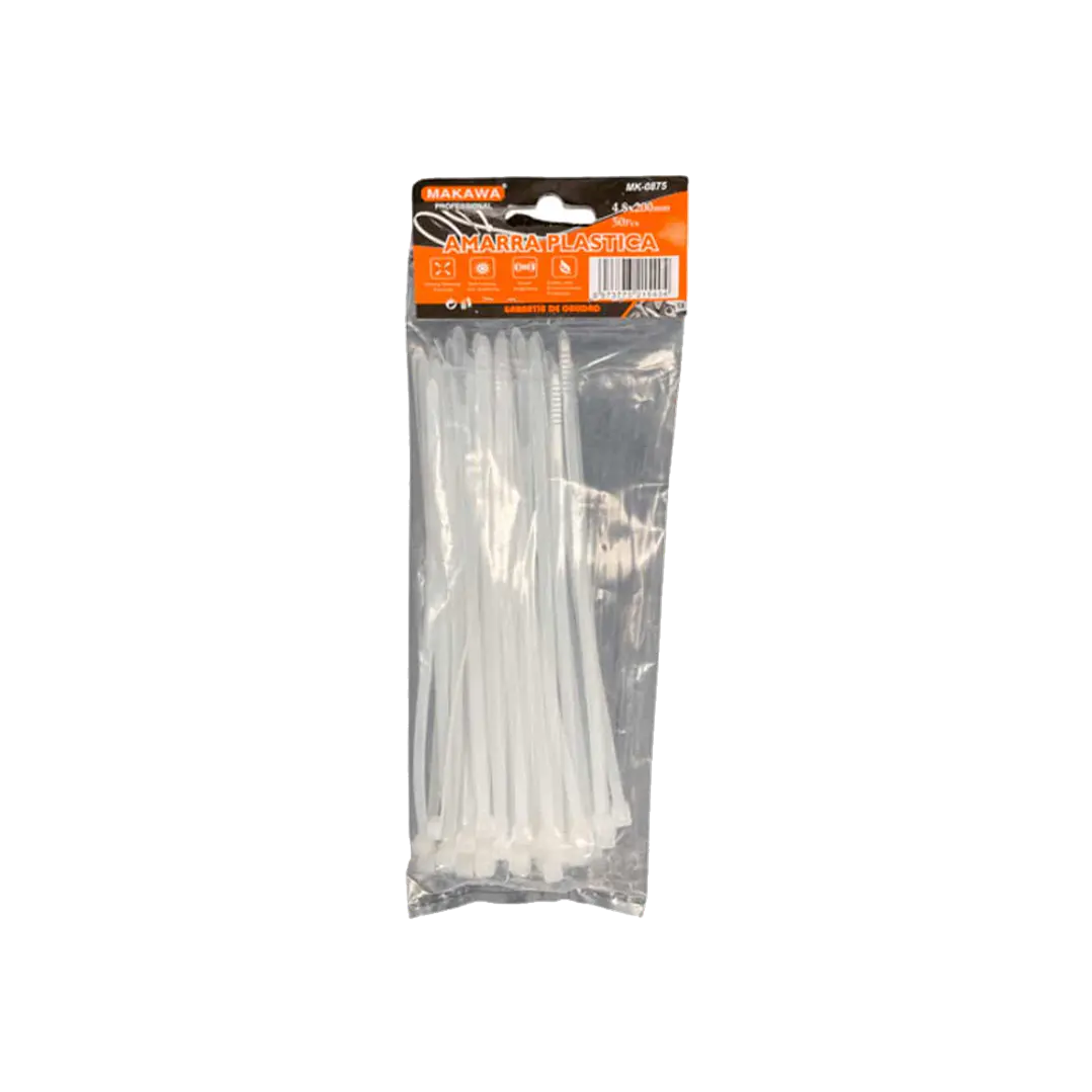 AMARRA PLASTICA 2.5X150MM BLANCO 1