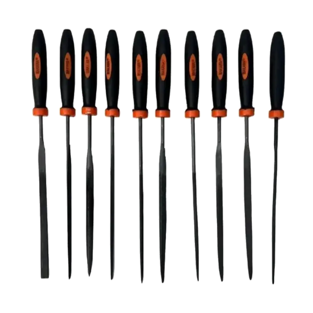 Kit Set Juego De Mini Limas 10 Piezas 3mm X 140mm Makawa 1