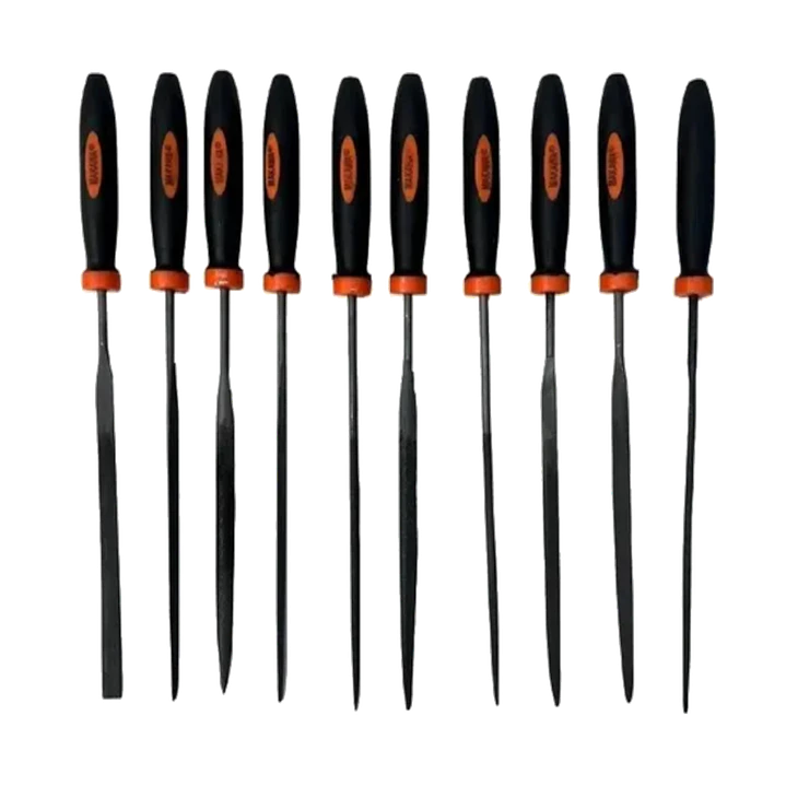Kit Set Juego De Mini Limas 10 Piezas 3mm X 140mm Makawa 1
