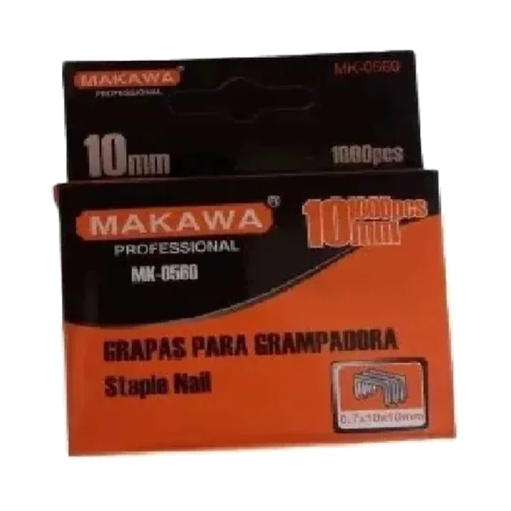 GRAPAS PARA GRAPADORA 0.7X10MM MAKAWA 1