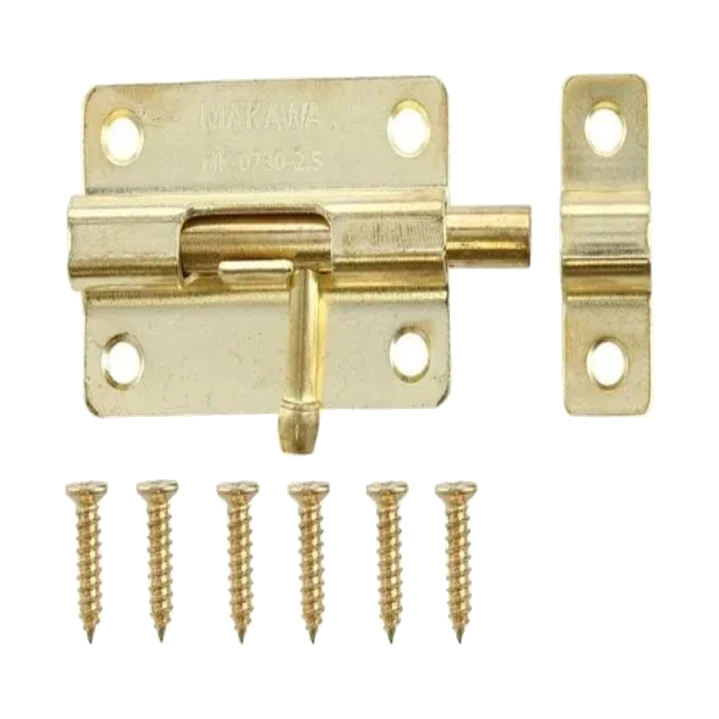 PICAPORTE DORADO 2.5 MAKAWA 1