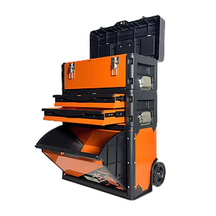 CAJA DE HERRAMIENTA CON RUEDAS 52X32X72CM MAKAWA