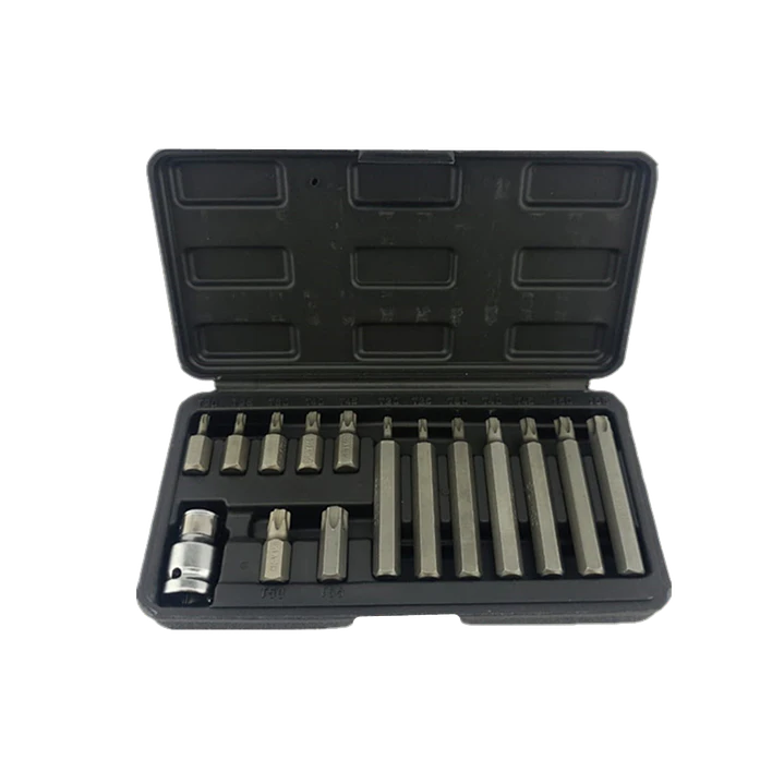 JGO PUNTA DESTORNILLADOR 15PCS T20-T55 MAKAWA 1