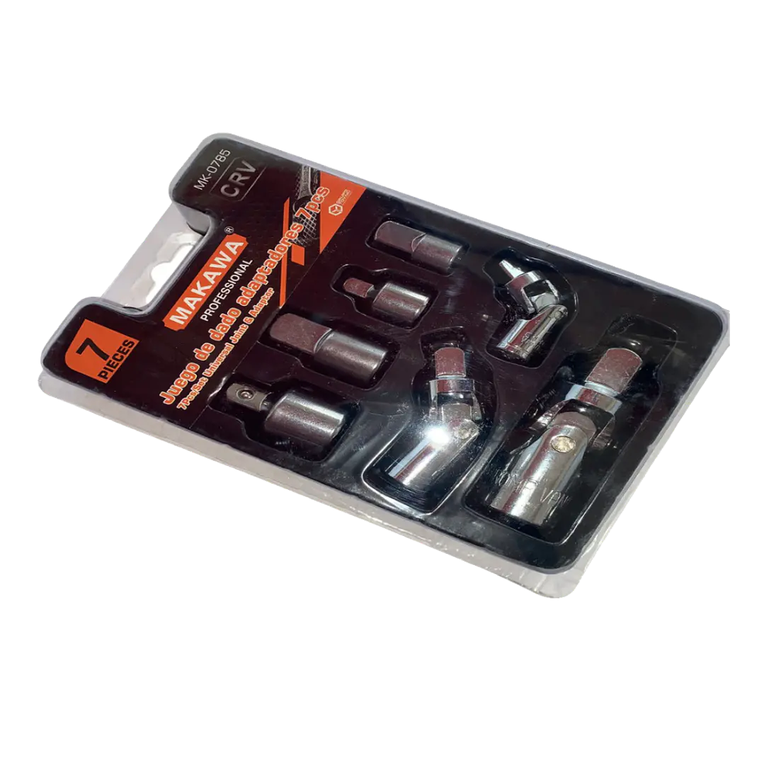 JGO DE DADOS Y ADAPTADORES X7PCS MAKAWA 1