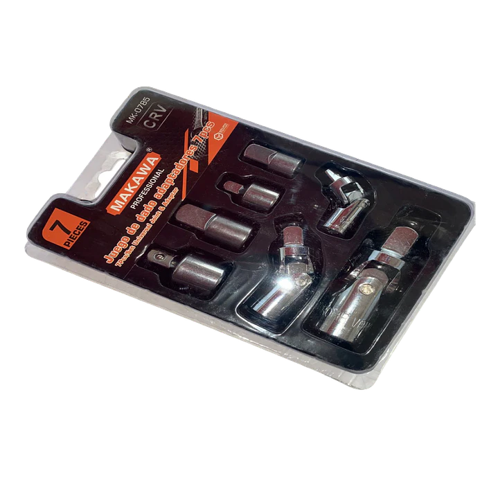JGO DE DADOS Y ADAPTADORES X7PCS MAKAWA 1
