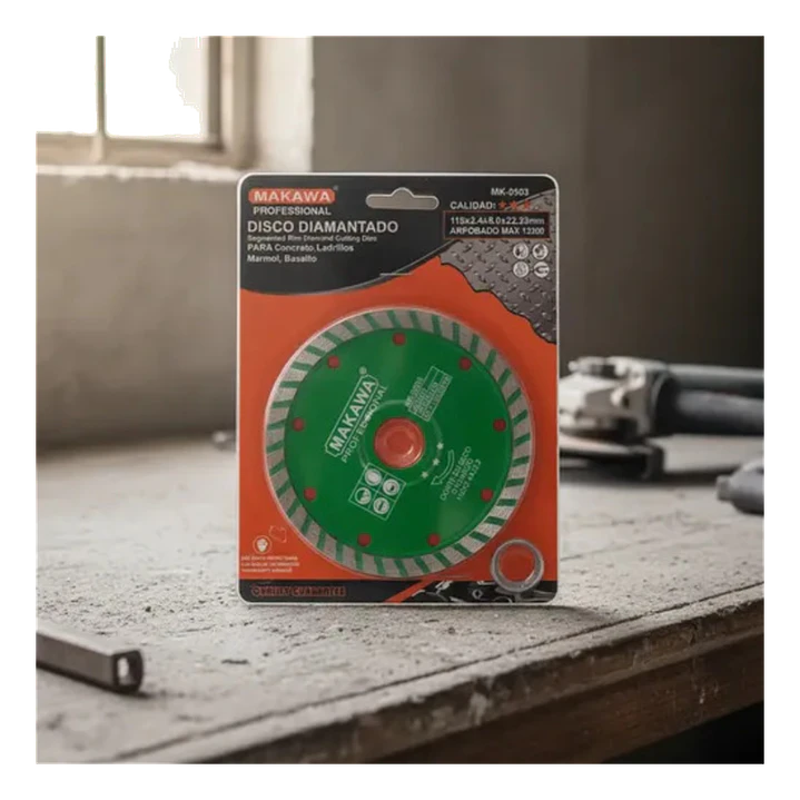 DISCO DIAMANTADO 115MM TURBO MAKAWA 1