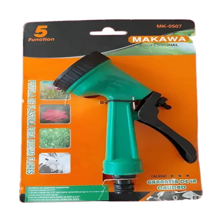 PISTOLA PLASTICA P ROCIAR FLORES 5FUNC MAKAWA 1