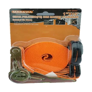 Eslinga Cinta Amarre Con Ratchet 1 Pulgada X 15 Ft Makawa