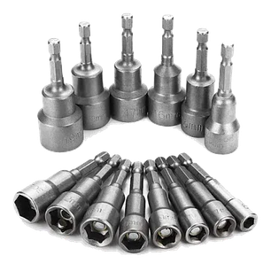 JGO DADOS CON PUNTAS HEXAGONAL POR 18PCS MAKAWA