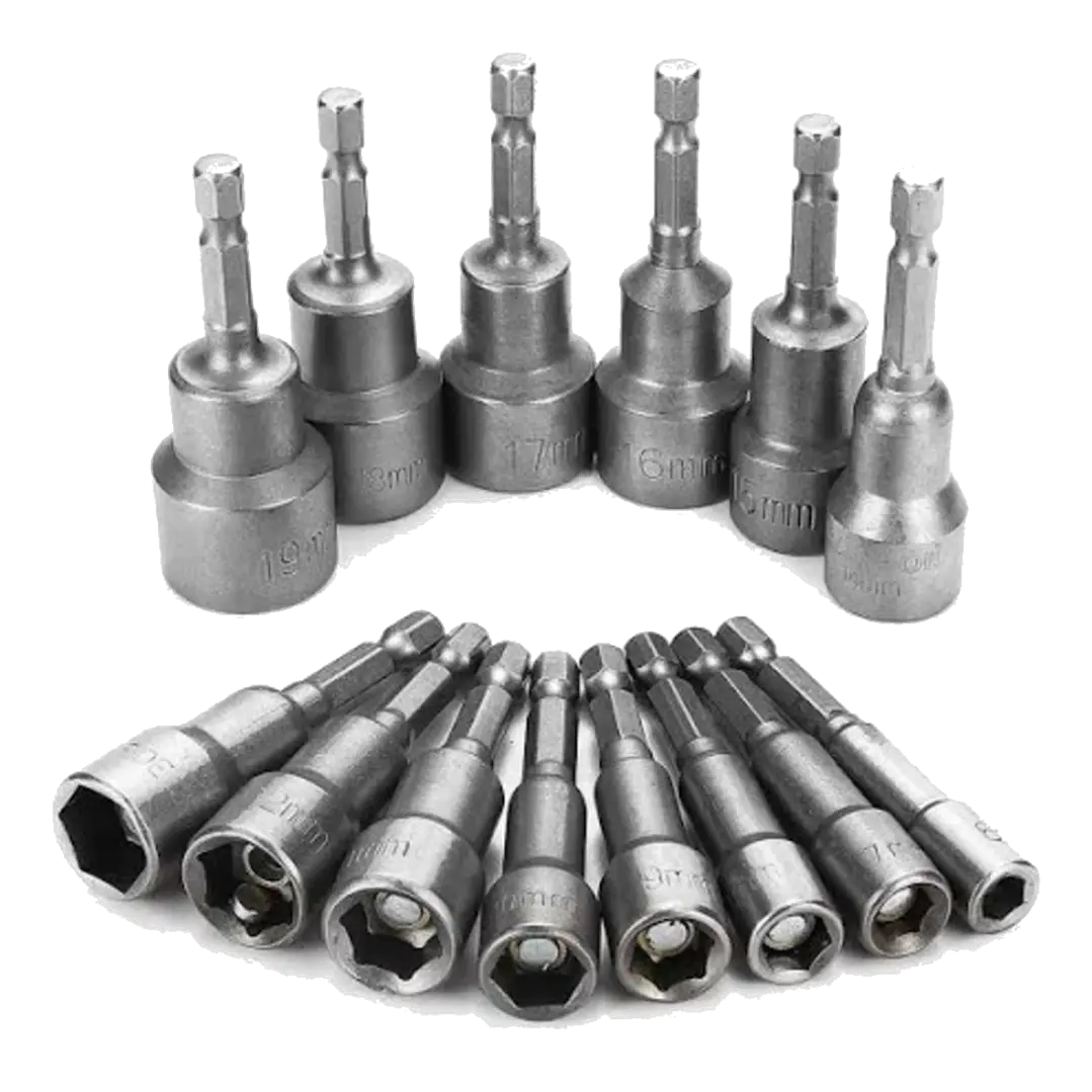 JGO DADOS CON PUNTAS HEXAGONAL POR 18PCS MAKAWA 1