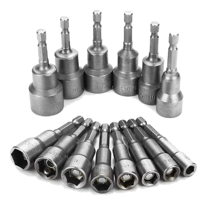 JGO DADOS CON PUNTAS HEXAGONAL POR 18PCS MAKAWA 1