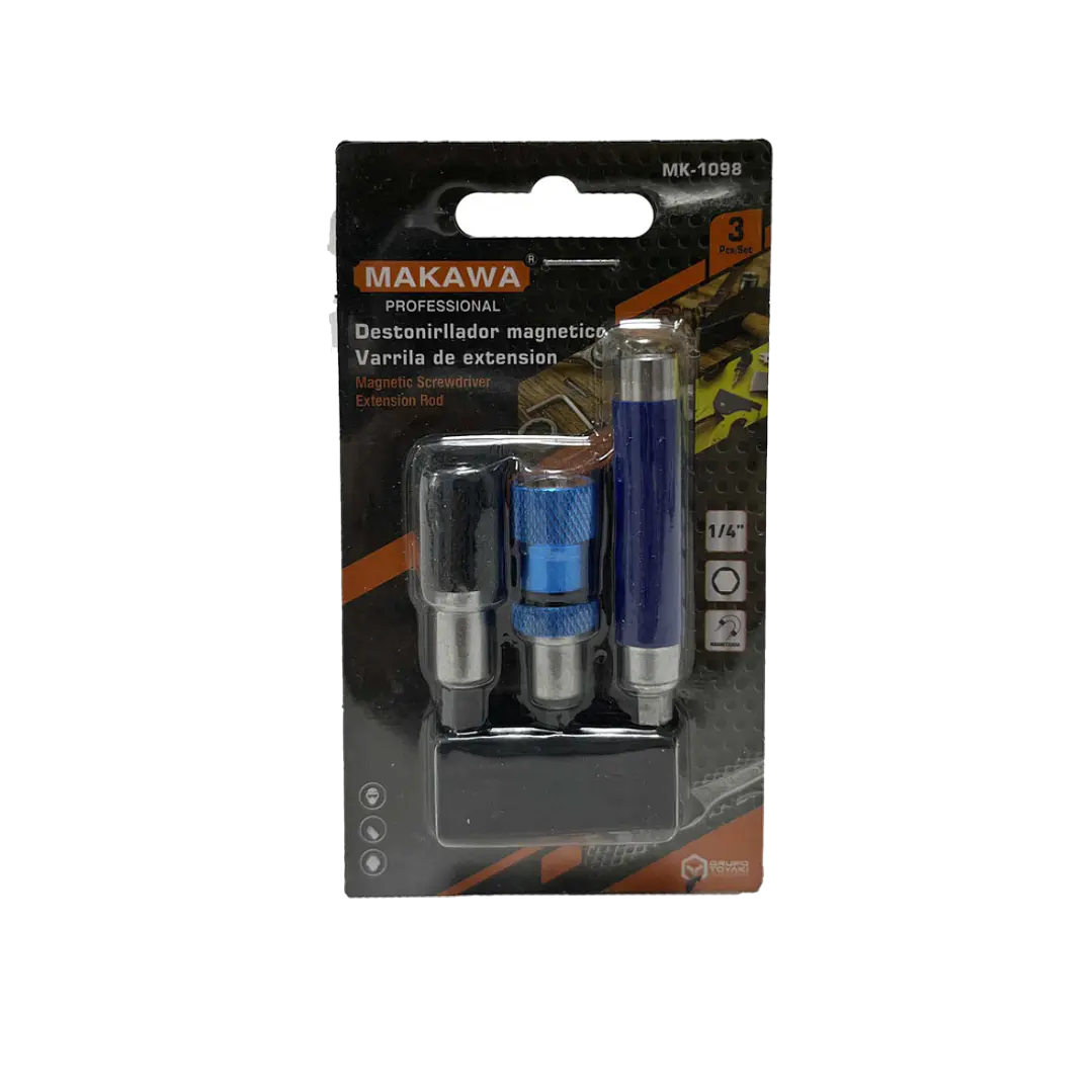 DESTONILLADOR MAGNETICO VARILLA EXT POR 3PCS MK 1