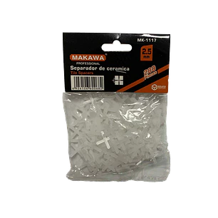 SEPARADOR DE CERAMICA 2.5mm POR 200PCS MAKAWA 