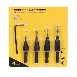 JGO BROCAS PILOTO AVELLANADOR POR 4PCS MAKAWA