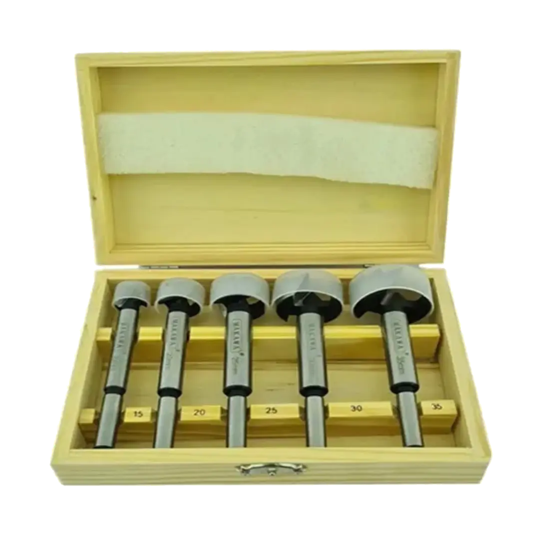 Kit Set Juego De Brocas Fortsner Para Madera 5 Piezas Makawa 1