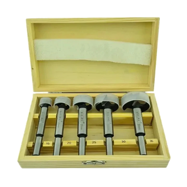 Kit Set Juego De Brocas Fortsner Para Madera 5 Piezas Makawa 1