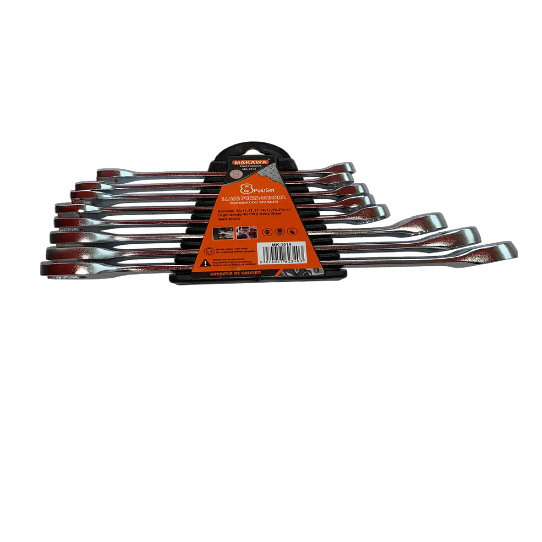 JGO LLAVE PUNTA CORONA POR 8PCS 10-21MM CRV MAKAWA 1
