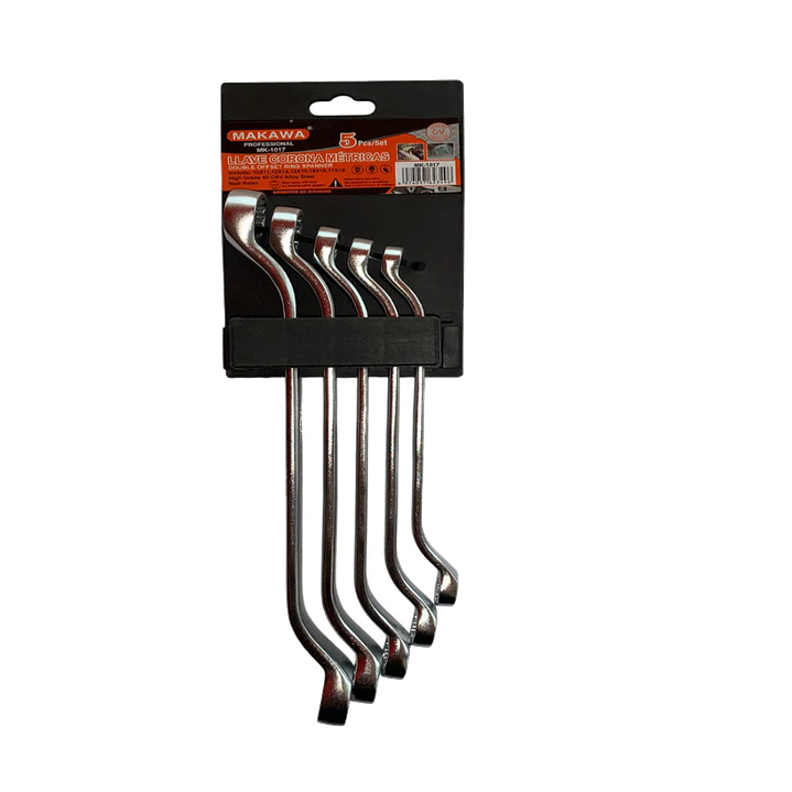 JGO LLAVE CORONA CORONA POR 5PCS 10x11-17x19MM CRV MAKAWA 1
